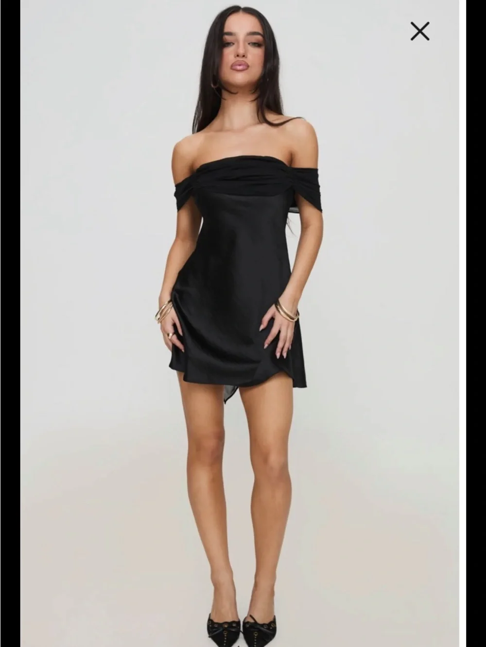 Princess Polly Women’s Adoration Mini Dress in Black size 6 - Picture 2 of 9